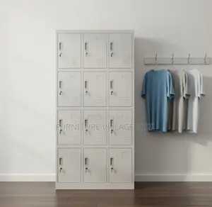 Locker ya Ofisi ya Metali yenye Compartment 12