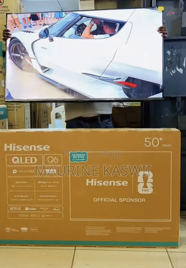 Hisense 50" QLED Smart TV (2025 Model) - 1