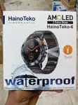 Haino Teko-6 Smart Watch Nyeusi Isiyoingiza Maji, Nusu-Nusu na Strap 3 - 3
