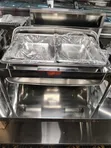 Two-Half Basin Stainless Steel Chafing Dish - 2