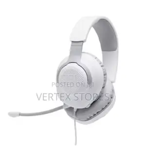 JBL Quantum 100 Wired Gaming Headset - White