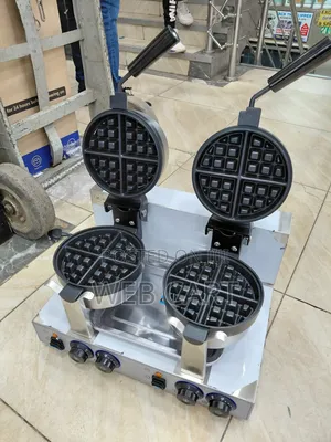 Waffle Maker Mbili za Kibiashara - Mpya Kabisa