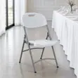 White Folding Task Chair - 2