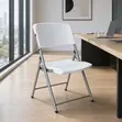 White Folding Task Chair - 5