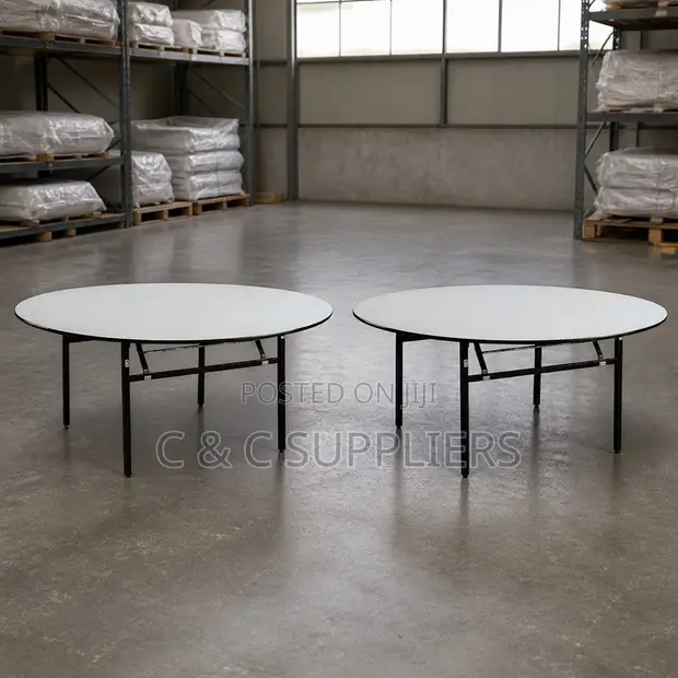 Round Folding Meeting Table - 1500mm - 1