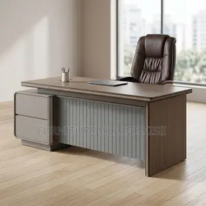 2M Executive Office Desk - Gray