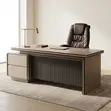2M Executive Office Desk - Gray - 4