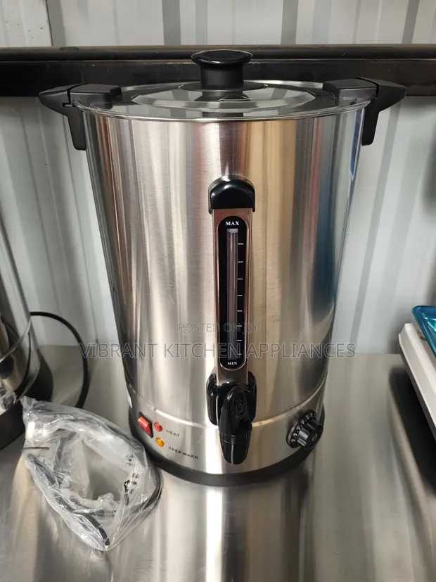 30-Litre Stainless Steel Commercial Tea Urn - 1