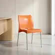Kiti cha Mafunzo cha Plastiki cha Rangi ya Chungwa - 2