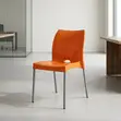 Kiti cha Mafunzo cha Plastiki cha Rangi ya Chungwa - 3