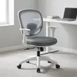Kiti cha Kazi cha Mesh chenye Ergonomic - Kijivu - 2