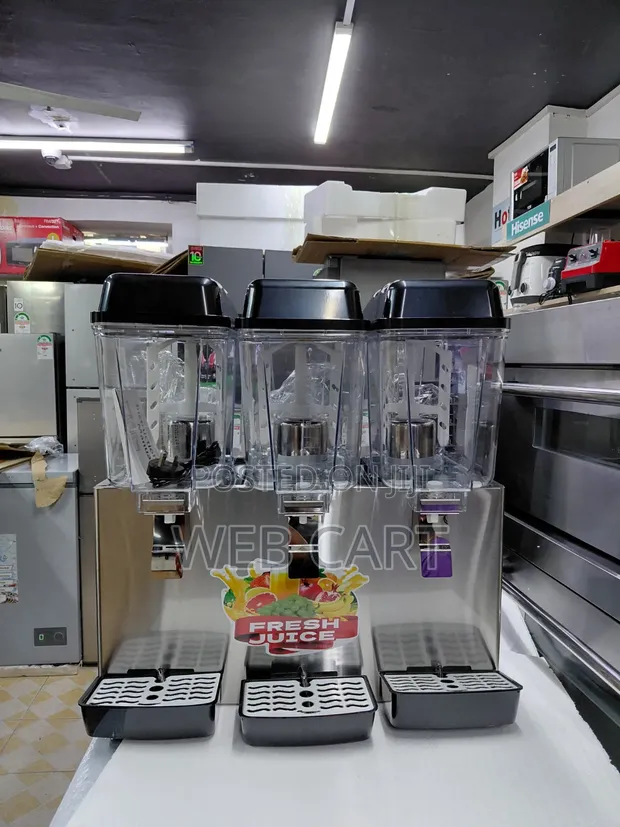 Commercial 3 Tank Juice Dispenser - 1