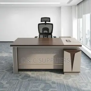 1.6m Office Desk - Brown Executive