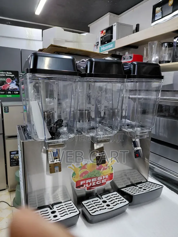 Euromax 3-Tap Heavy Duty Juice Dispenser - 1