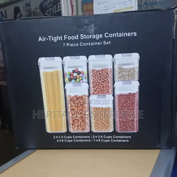 8-in-1 Food Storage Containers with Lids - 1