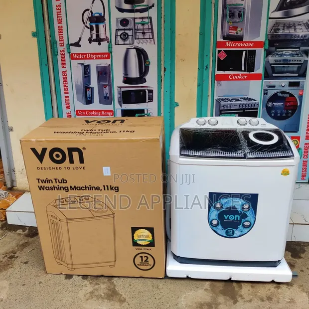 Von 13kg Semi Automatic Washing Machine - 1