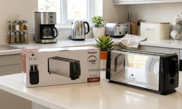 TLAC 4-Slice Stainless Steel Electric Toaster (TET-404) - 1