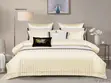 Luxury Satin Stripe Duvet Set - Extra King (7x8), 4pc - 2