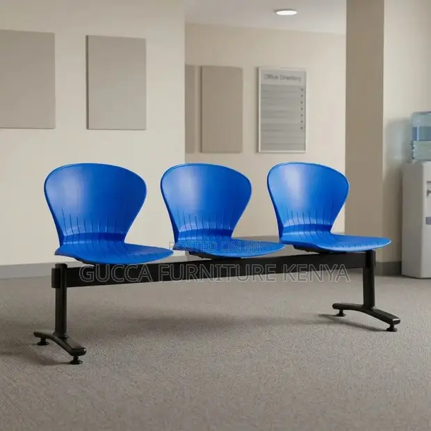3-Link Hospital Reception Bench - 1