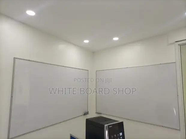 Dual Classroom Whiteboard 240cm x 120cm - 12mm Thickness - 1