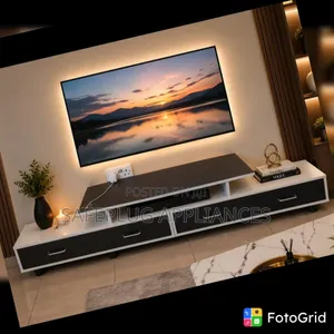 Executive Imported TV Stand yenye Droo za Hifadhi