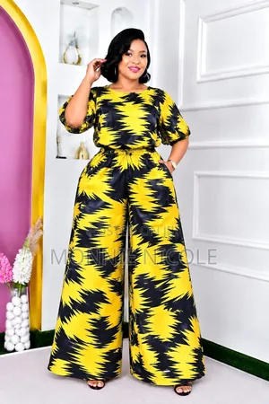 Classic Blue Floral Ladies Palazzo Set