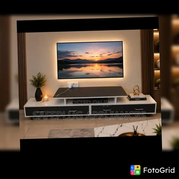 Kabati la Kisasa la TV la Mtindo wa Kigeni na Droo - 1