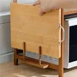 Multilayer Adjustable Microwave Stand na Hooks - 2