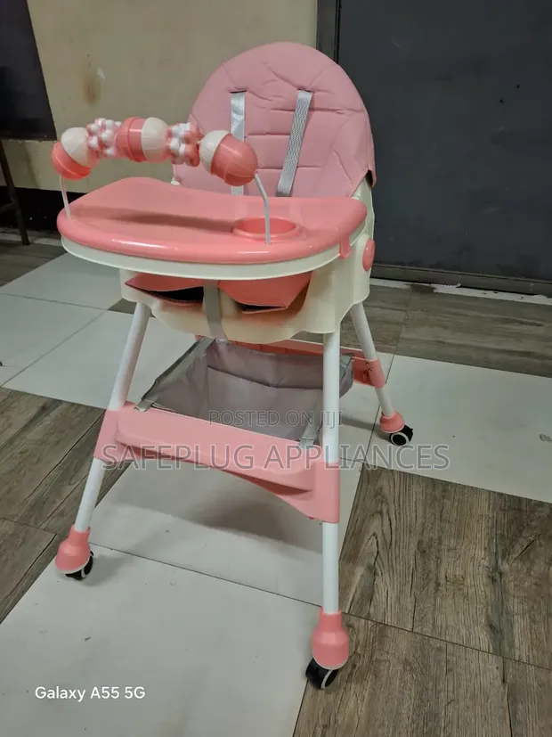 Kids Baby Feeding Chair - Pink - 1
