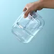 3-Grid High Borosilicate Glass Partitioned Lunchbox - 4