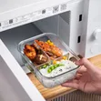 3-Grid High Borosilicate Glass Partitioned Lunchbox - 5