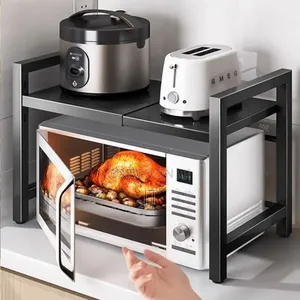 Kisimamizi cha Microwave cha Chuma cha Tier 1 kinachoweza Kupanuliwa