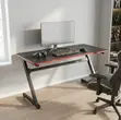 1.2m Black Lighted Gaming Table - 5