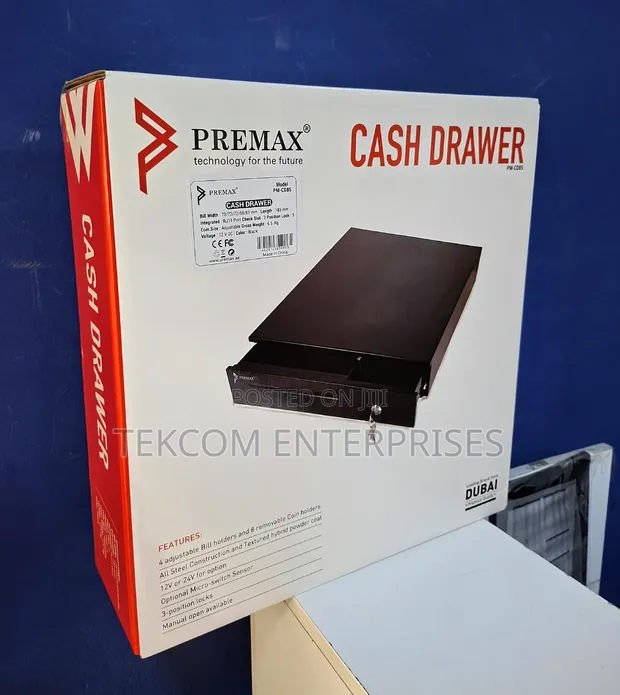 Premax PM-CD85 Heavy-Duty Cash Drawer - 1