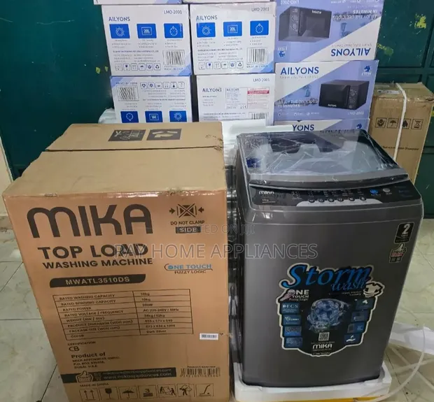 Mika 10kg Fully Automatic Top Load Washing Machine - 1