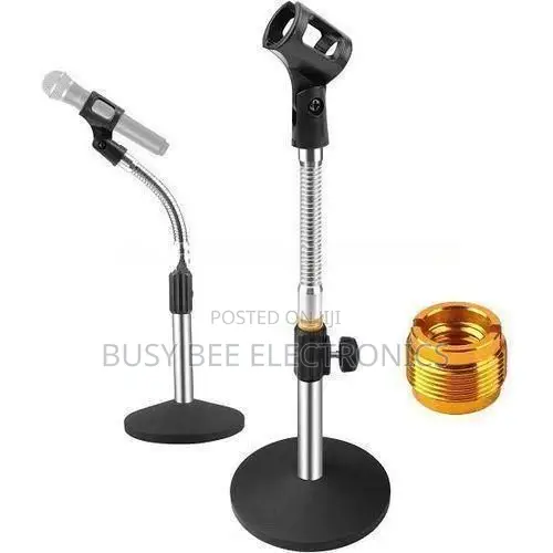 Adjustable Gooseneck Microphone Stand - 1