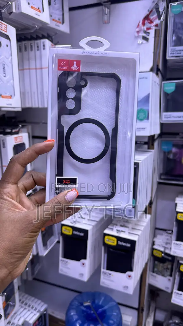 Xundd Magnetic Armor Clear Case ya Samsung Galaxy S21 - 1