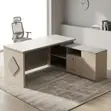 1.8m Executive Office Desk - Nyeupe - 1