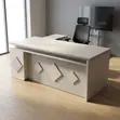 1.8m Executive Office Desk - Nyeupe - 3
