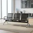 3-Link Metallic Waiting Bench - Brand New - 1