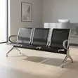 3-Link Metallic Waiting Bench - Brand New - 3