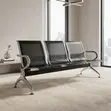 3-Link Metallic Waiting Bench - Brand New - 4