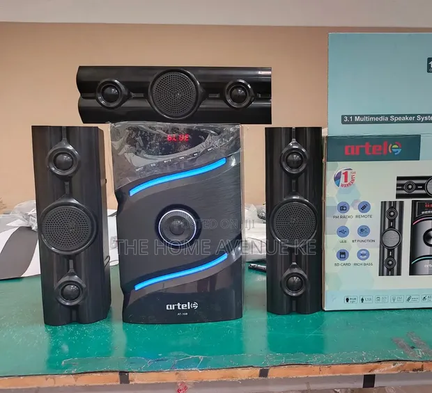 Artel AT-108 3.1 Channel Wooden Cabinet Woofer - 1
