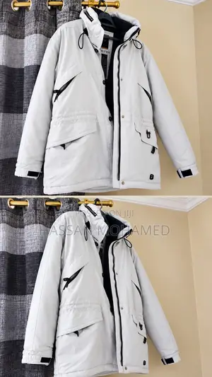 FILA Winter Jacket / Waterproof Insulated Parka - White - Size 10