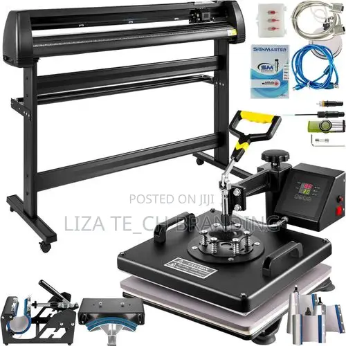 28" Plotter na Mashine ya Heat Press 8-in-1 - 1