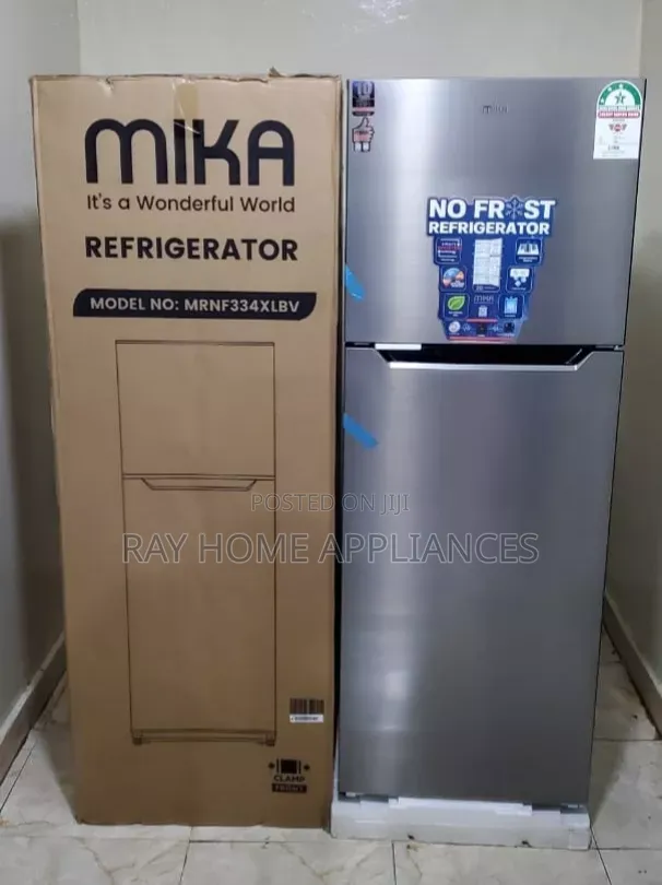 Brand New Mika 334L Double Door Refrigerator - 1