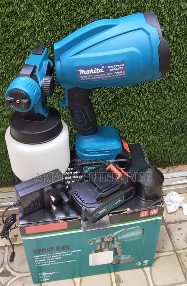 Makita Cordless Paint Spray Gun - 1