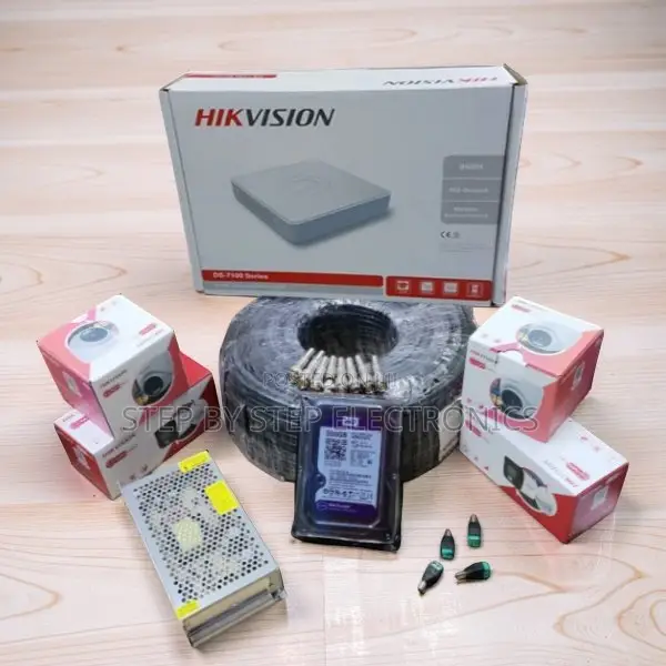 Hikvision 4CH 1080P Full HD CCTV Camera Kit - 1