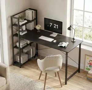 2-in-1 Bookshelf Workstation