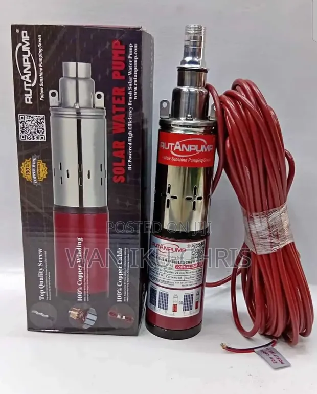 Rutan 250W DC Solar Submersible Water Pump - 1